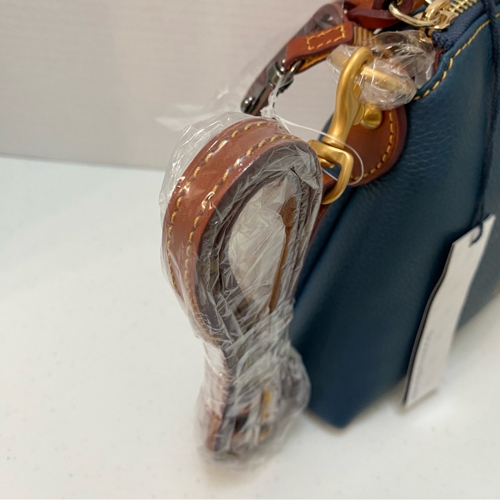 Dooney & Bourke Dillen Crossbody Satchel Small Jeans Color NWT - Picture 5 of 9